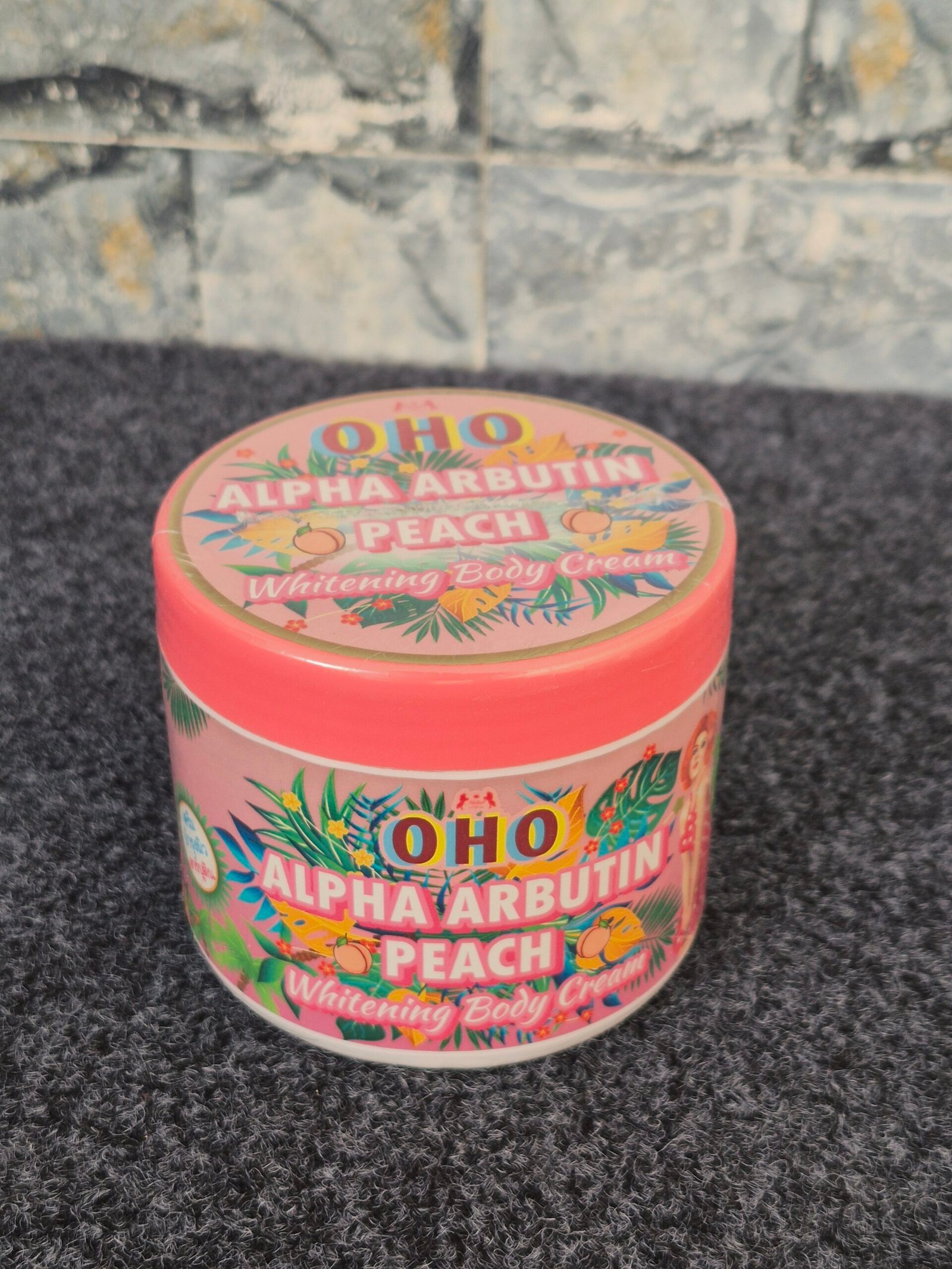 OHO - Alpha Arbutin Peach Whitening Body Cream 300g