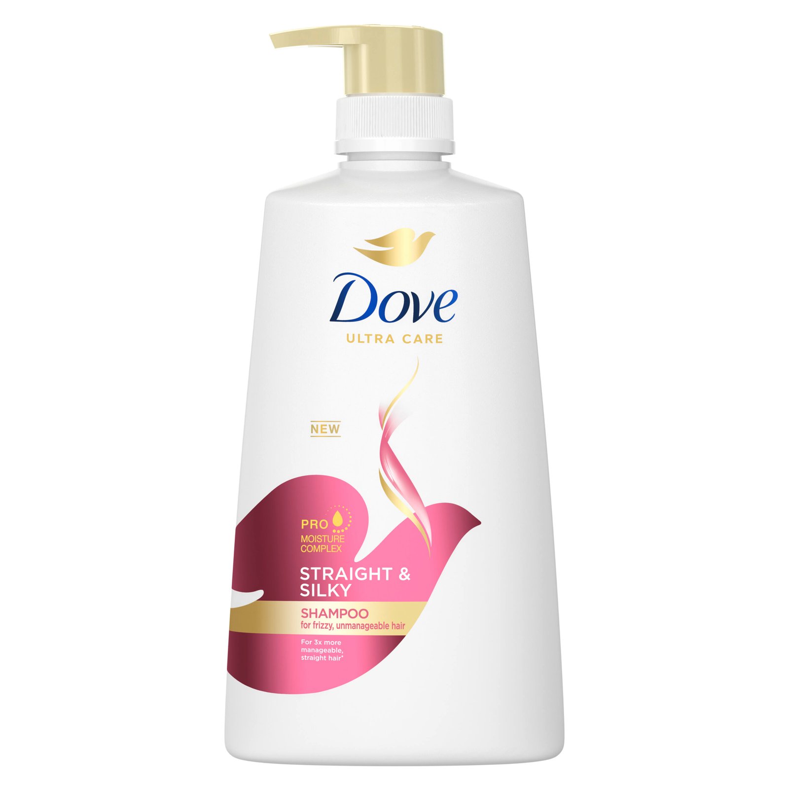 Dove - Straight & Silky Shampoo Pump 680ml