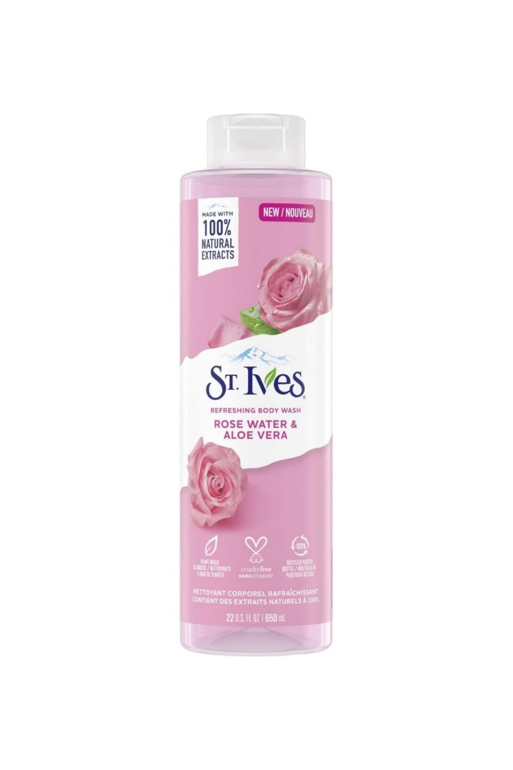 St. Ives - Refreshing Body Wash Rose Water & Aloe Vera 450ml