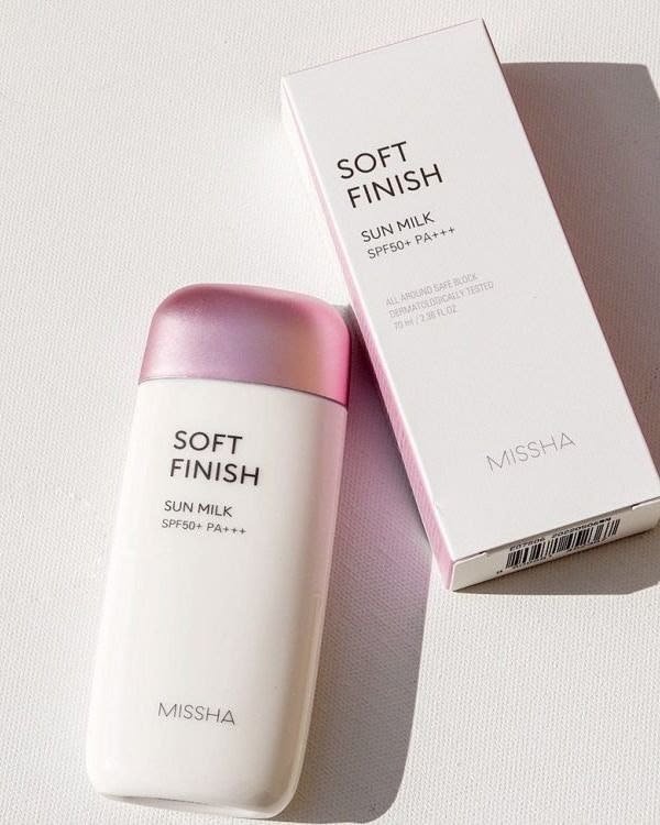 Missha - All Around Safe Block Soft Finish Sun Milk SPF50+ PA+++ 70ml