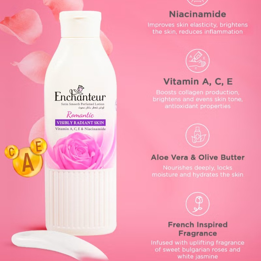 Enchanteur Satin Smooth Perfumed Body Lotion Small