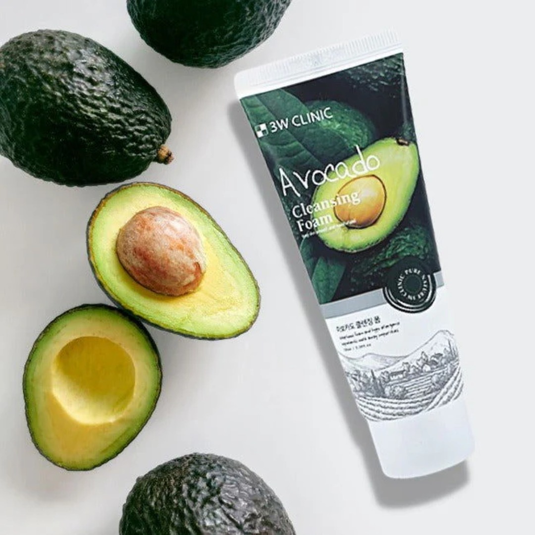 3W Clinic Avocado Cleansing Foam 100ml