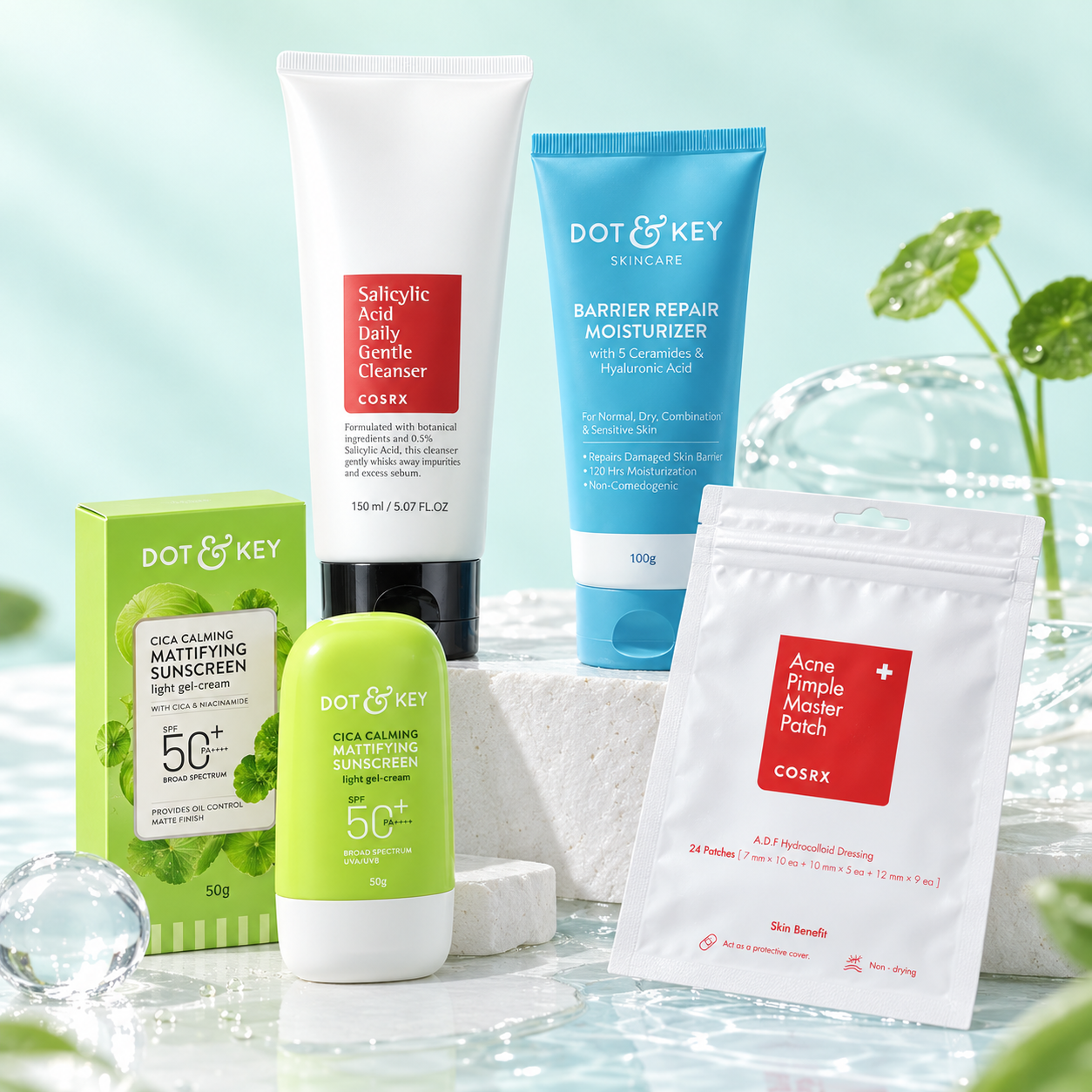 Oily & Acne Care Routine product combo
