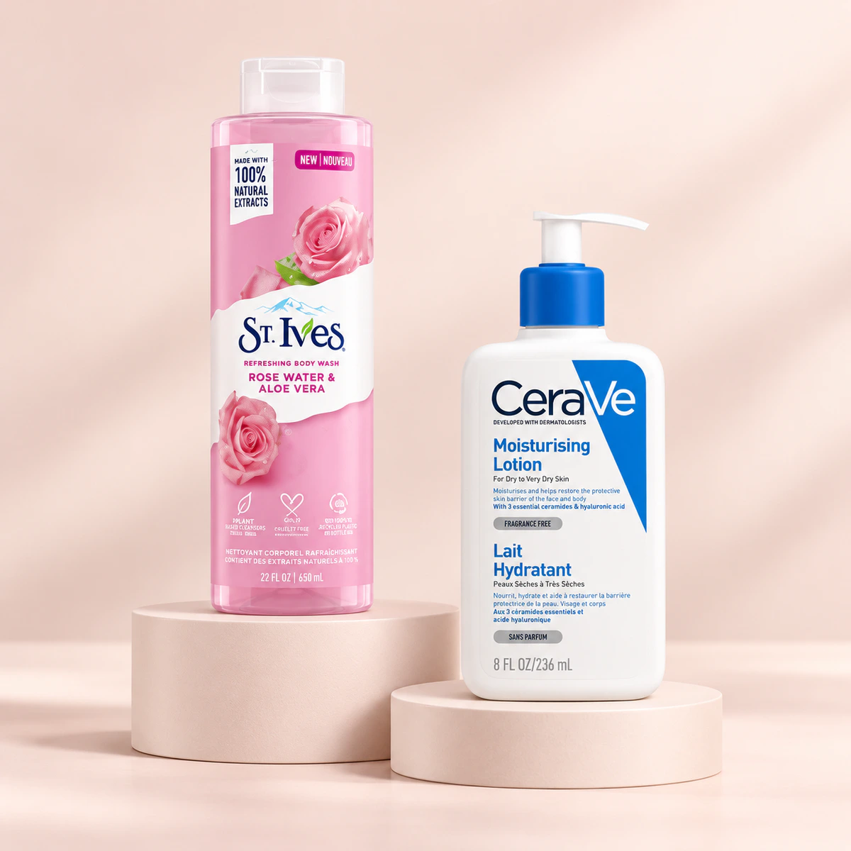 Dry Skin Body Care Duo product combo