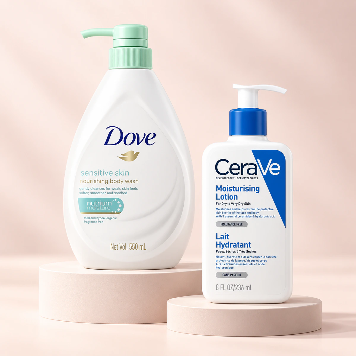 Sensitive Body Care Duo product combo