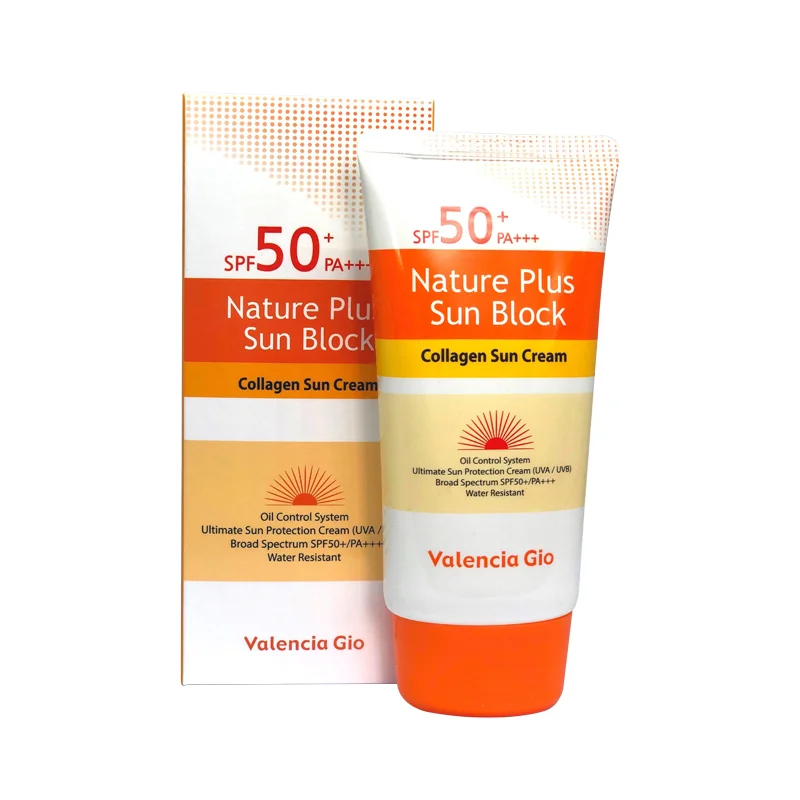 Valencia Gio Nature Plus Sun Block Collagen SPF50+ PA+++ 70ml