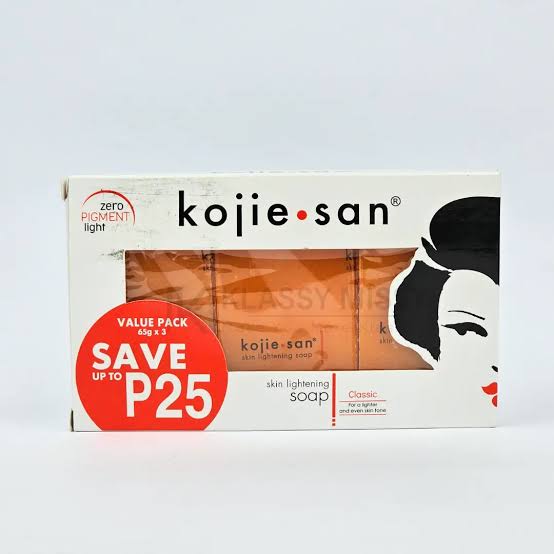 Kojie San Skin Lightening Kojic Acid Soap 3x 65g (Pack of 3)