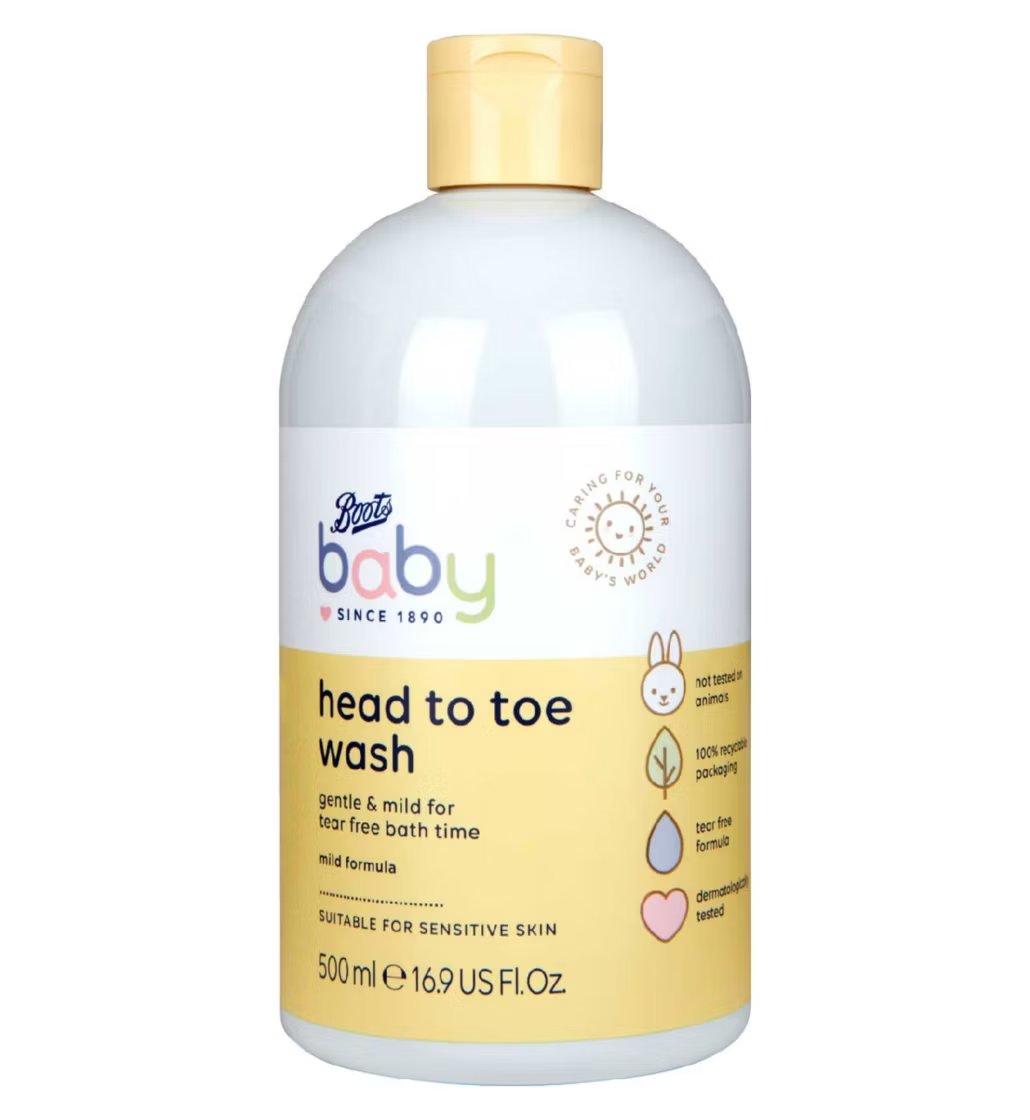 Boots - Baby Head to Toe Wash 500ml
