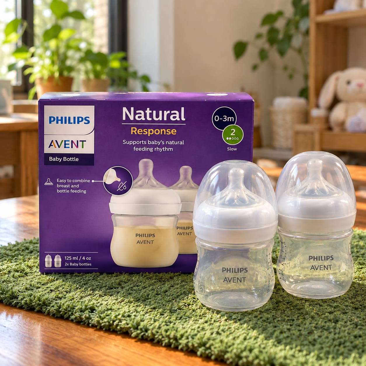 Philips Avent Natural Response 125ml 2 Pack